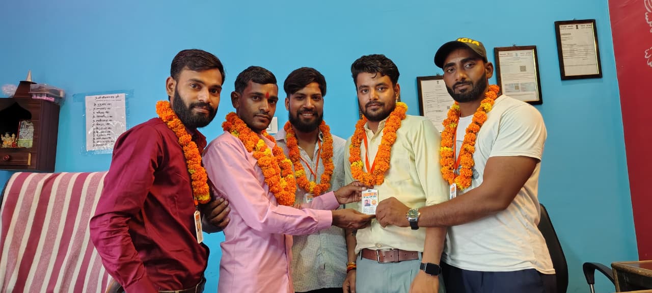 बुलंदशहर के जिला उपाध्यक्ष देवेंद्र सिंह व जिला मंत्री मोनू ठाकुर शिवम नगर अध्यक्ष स्याना बने