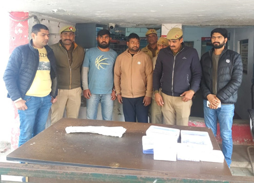 थाना हाईवे पुलिस ने चोरों को किया गिरफ्तार