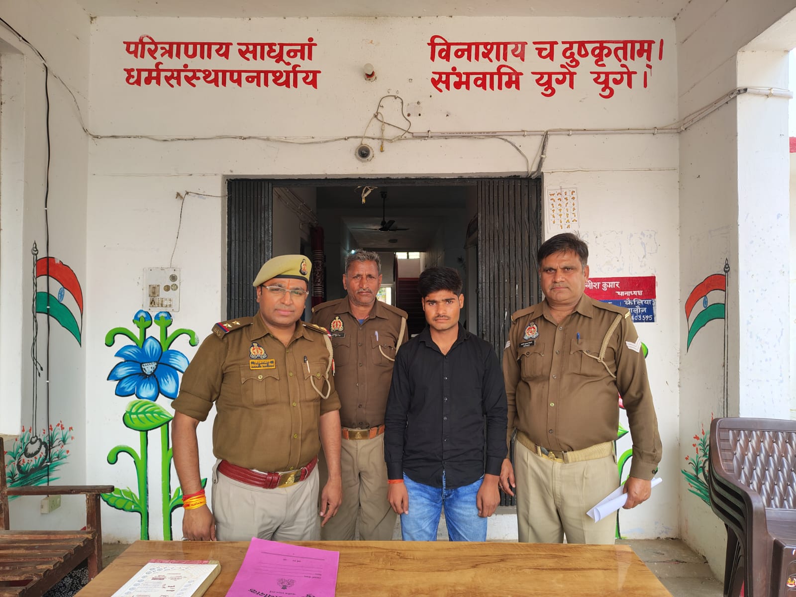 पॉक्सो एक्ट के वांछित आरोपी को कैलिया पुलिस ने किया गिरफ्तार