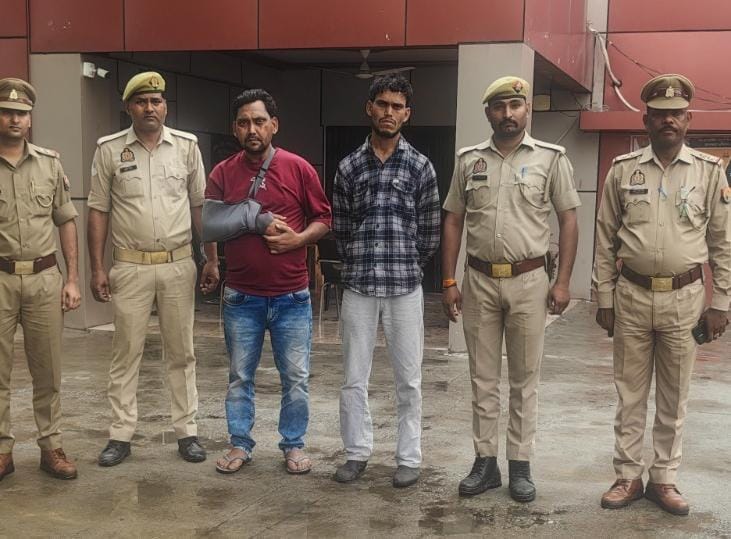 दंगा का प्रयास के मुकदमे में राया पुलिस ने दो वांछित आरोपी गिरफ्तार किए