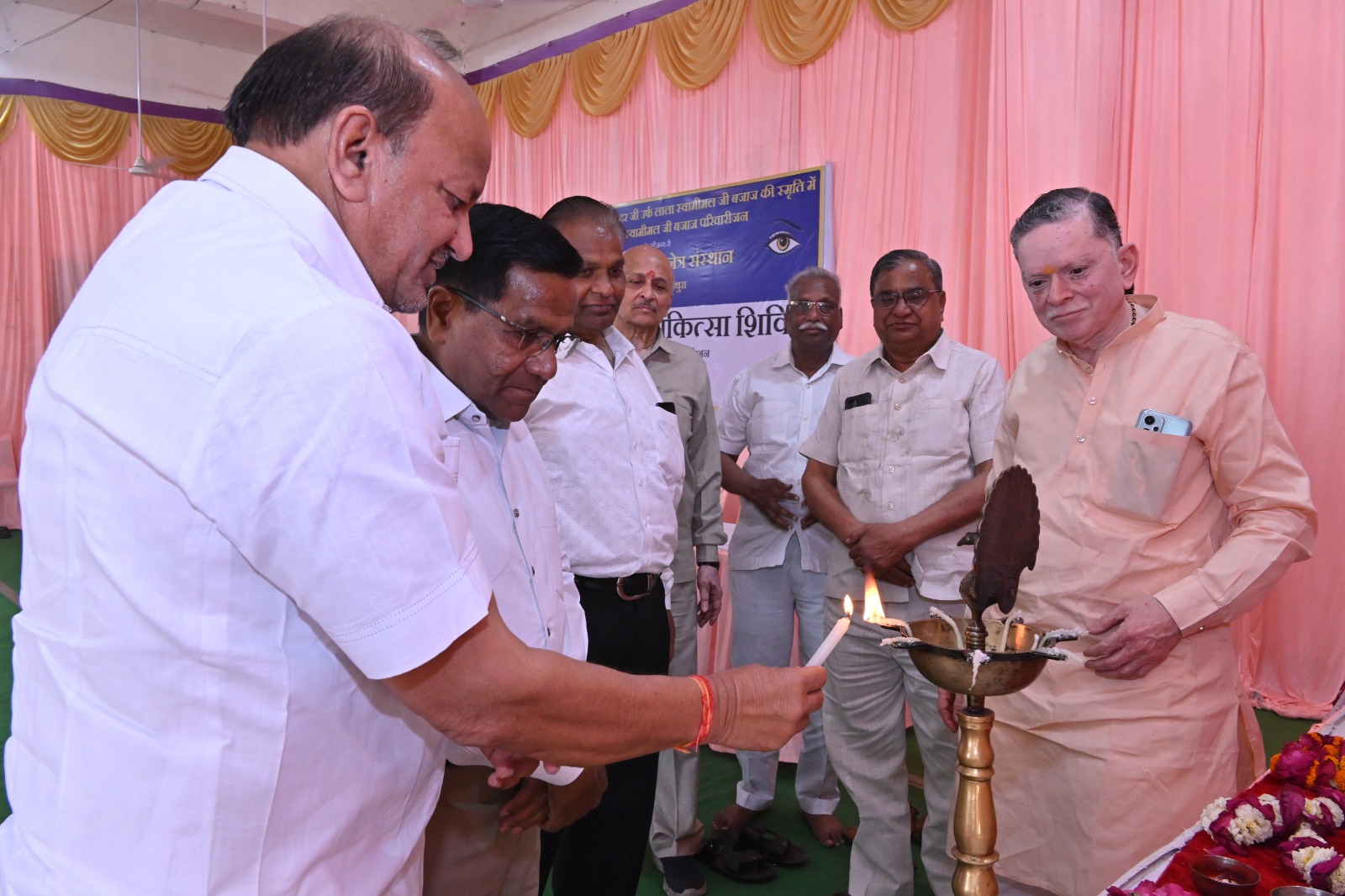 कल्याण करोति नेत्र चिकित्सा संस्थान व लाला स्वामी मल की स्मृति में नेत्र चिकित्सा शिविर का हुआ आयोजन