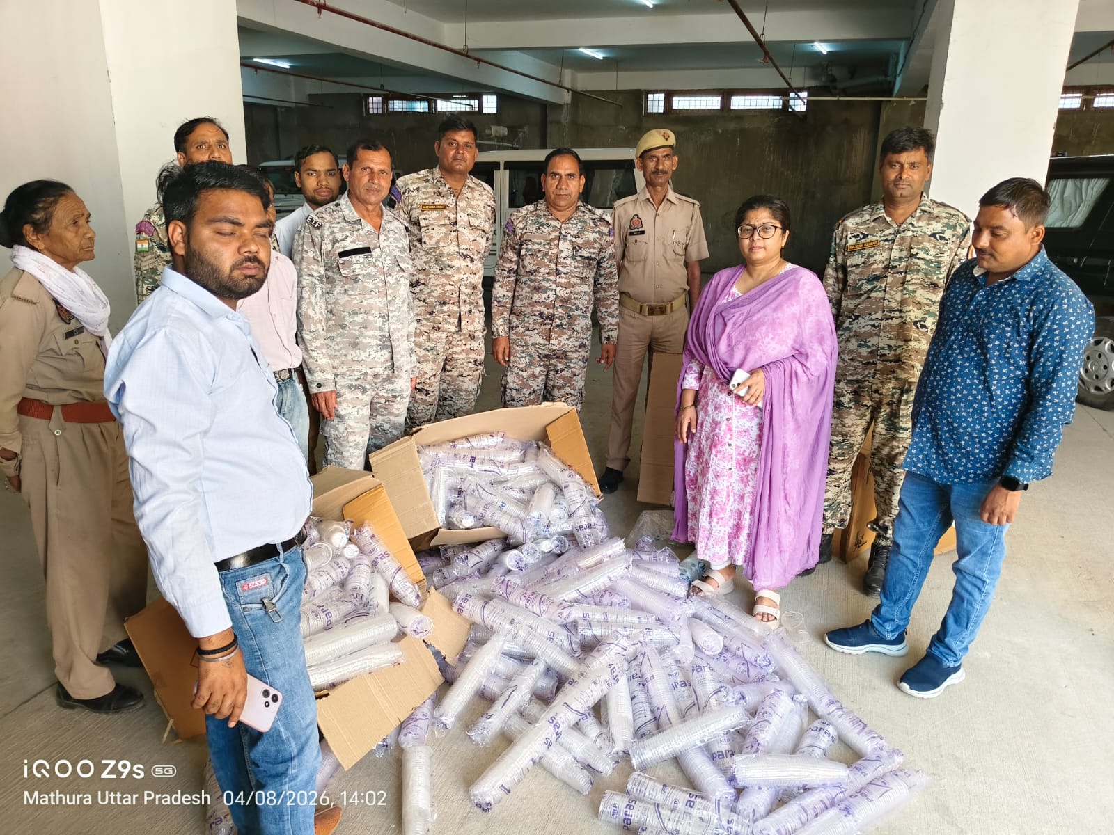 पॉलीथिन के खिलाफ नगर निगम की कार्यवाही, 40 किलो पॉलीथिन जब्त