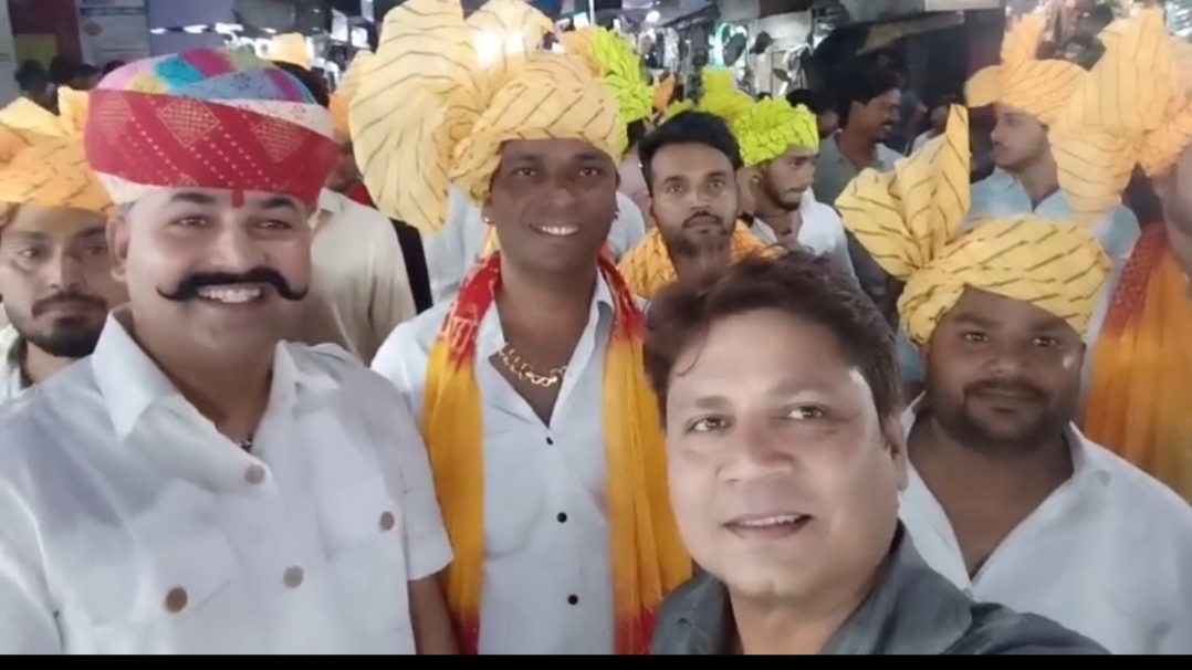 महाराणा प्रताप जयंती पर गोवर्धन में निकली भव्य शोभायात्रा