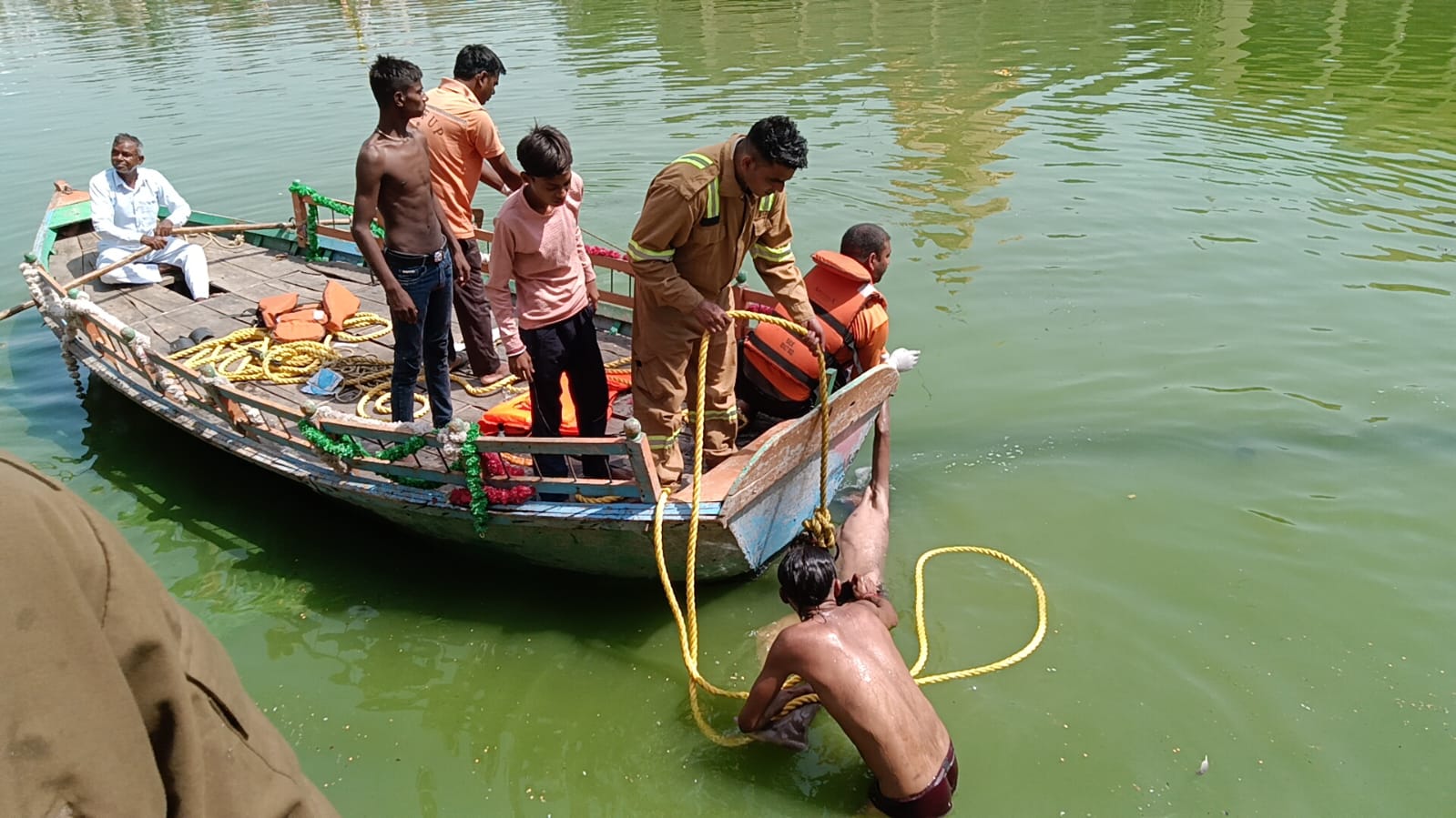 मानसी गंगा में डूबने से दो युवकों की मौत