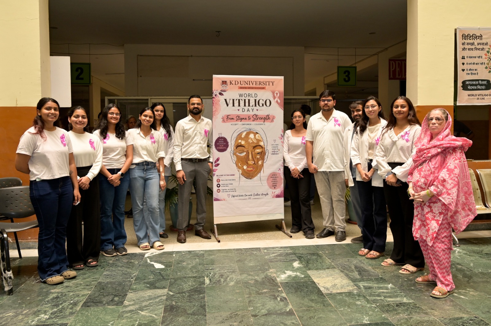 सफेद दाग छुआछूत की बीमारी नहीं, इसका इलाज सम्भव, विश्व विटिलिगो दिवस पर केडी हॉस्पिटल में हुई संगोष्ठी