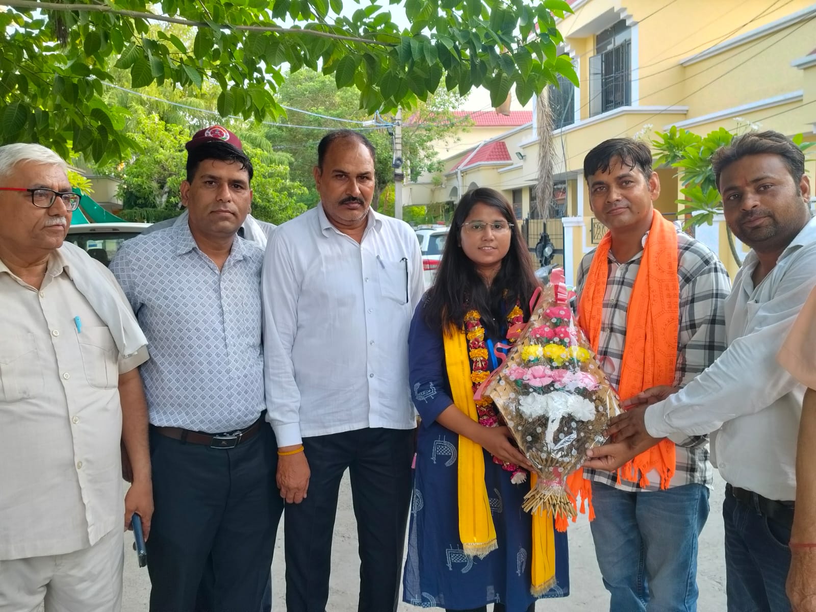 विहार कैडर से चयनित पीसीएस  अंजली चौधरी का अखिल भारतीय प्रगतिशील जाट महा सभा ने किया अभिनंदन