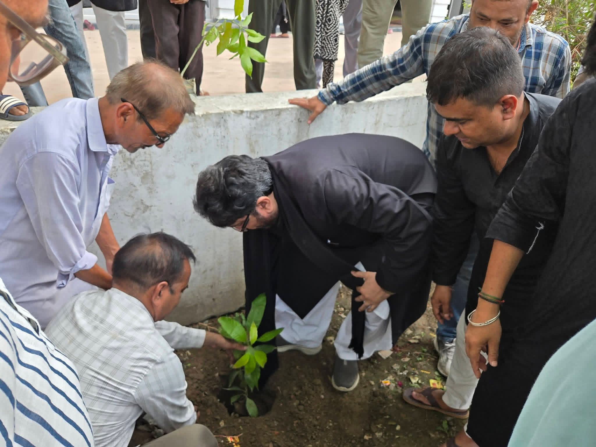 सीतापुर में मौलाना यासूब अब्बास ने किया वृक्षारोपण, पर्यावरण संरक्षण का दिया संदेश