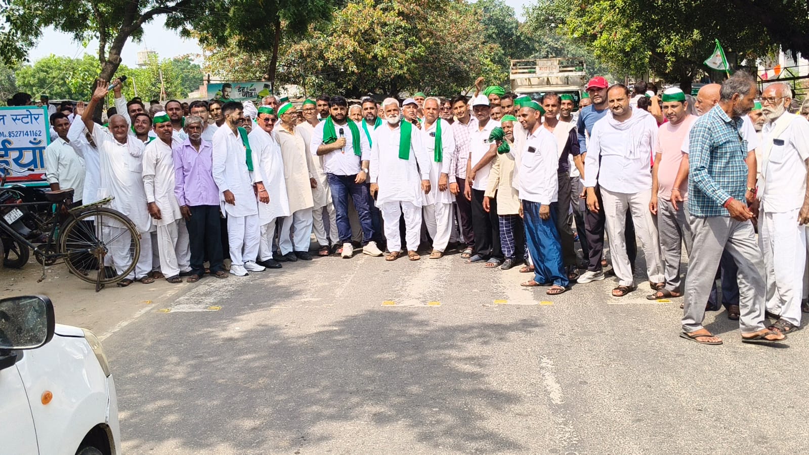 भारतीय किसान यूनियन अराजनैतिक द्वारा एसडीओ बीबी नगर कार्यालय का घेराव