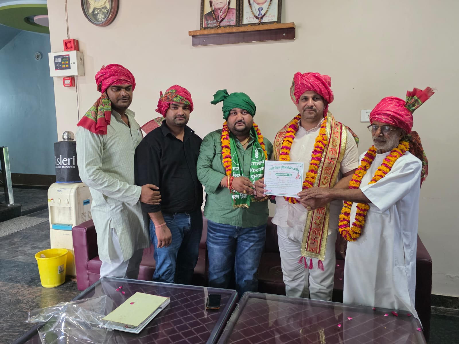 सोनू सिकरवार बने भारतीय किसान यूनियन चौधरी चरण सिंह के आगरा मंडल अध्यक्ष