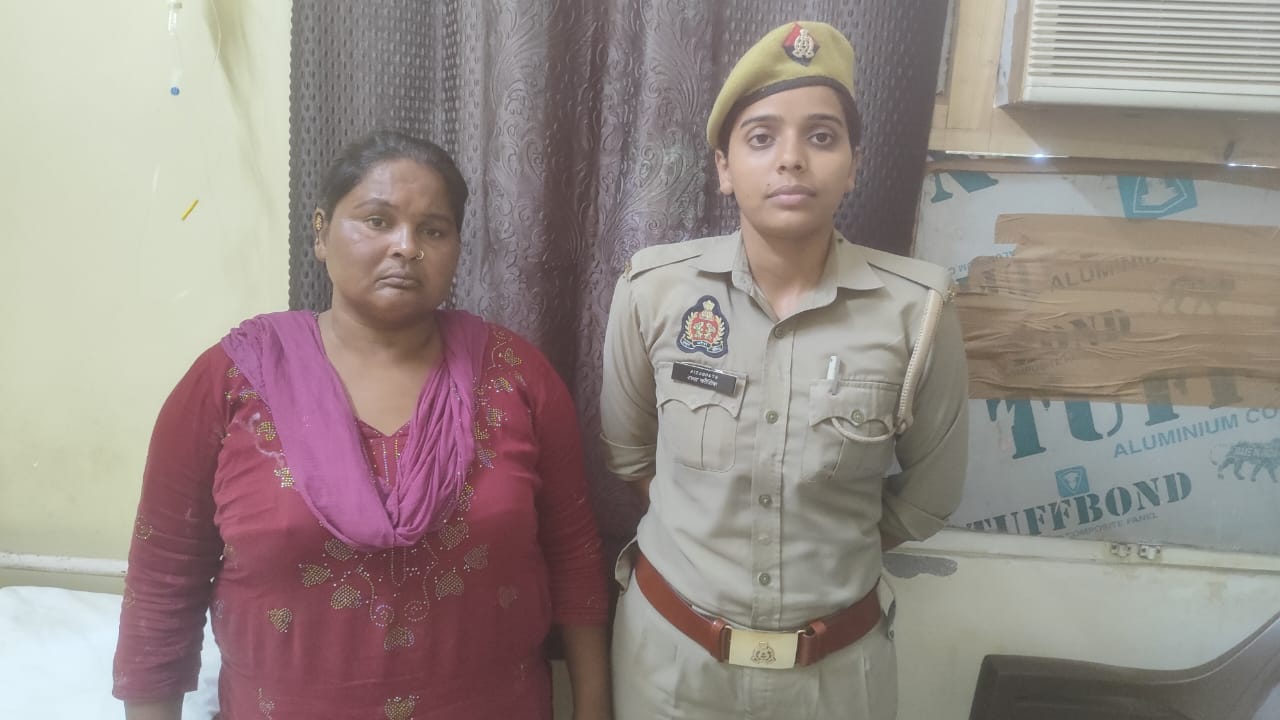 शिकोहाबाद पुलिस ने 608 ग्राम गांजा के साथ महिला तस्कर को दबोचा