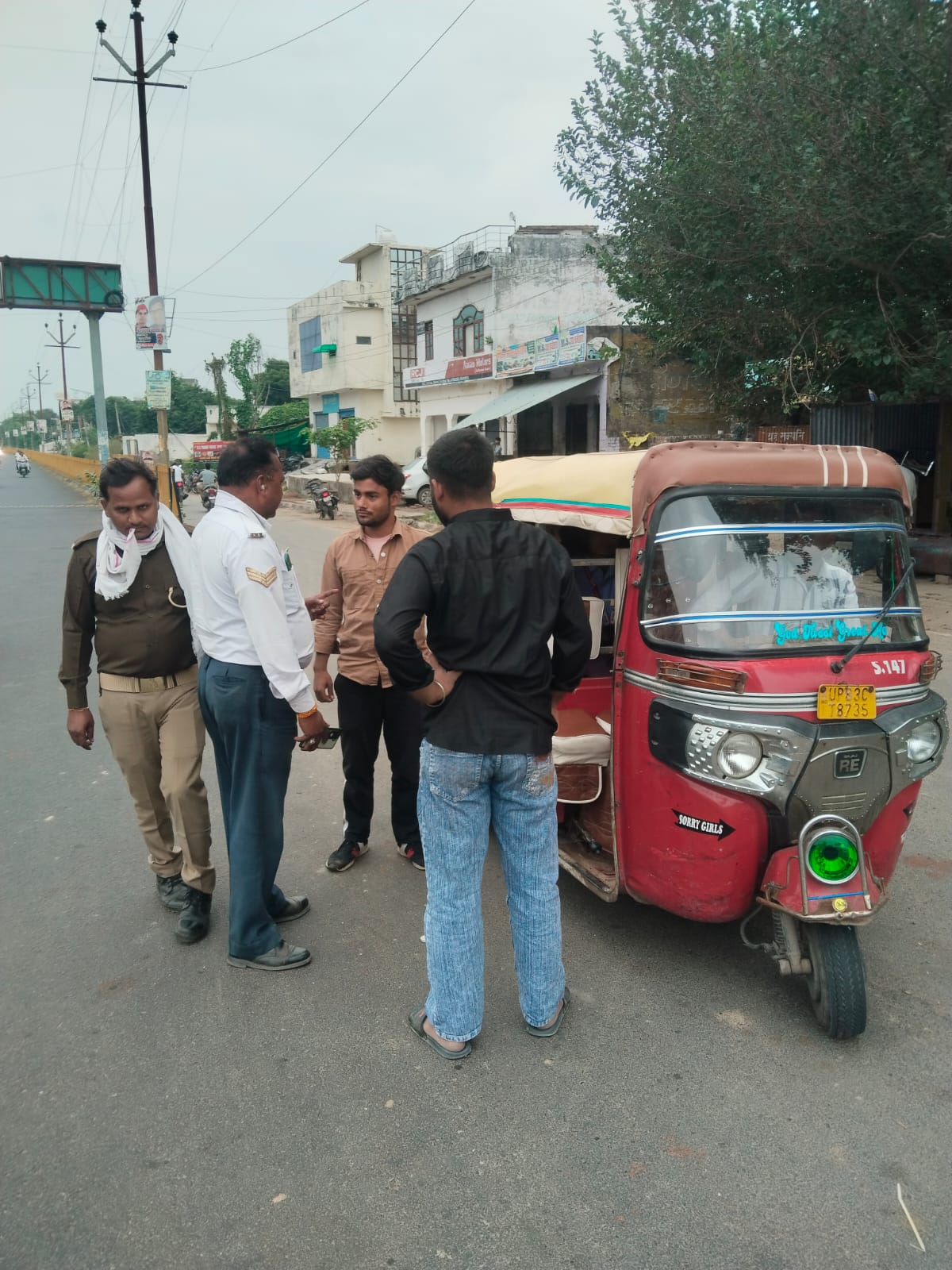 यातायात पुलिस का विशेष अभियान, 159 वाहन चालकों के ओवरस्पीड में चालान